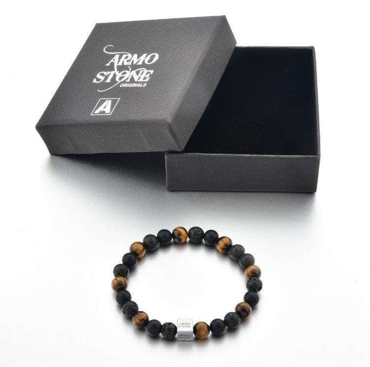 Armo Black Lava, Matt Onyx and Tiger Eye Stones Armo-Stone