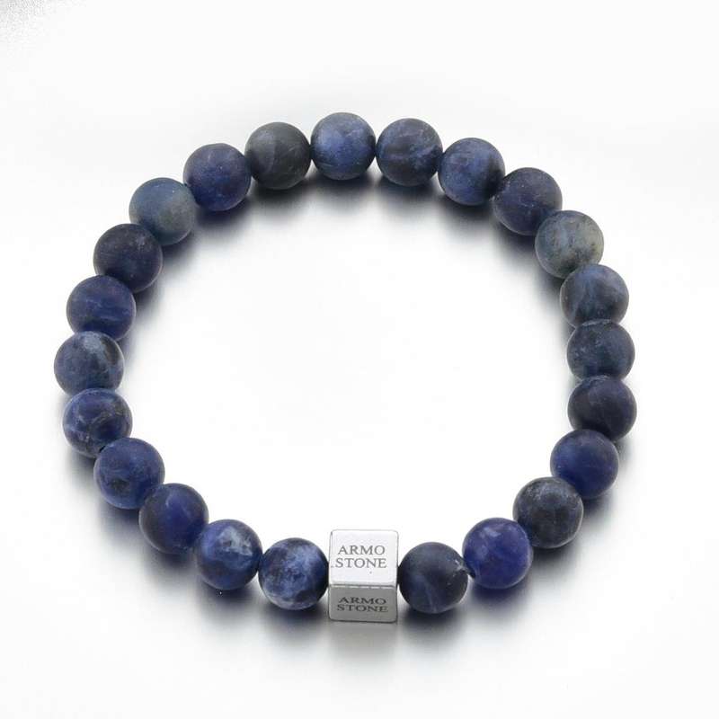 Blue Matt Sodalite Stones Armo-Stone