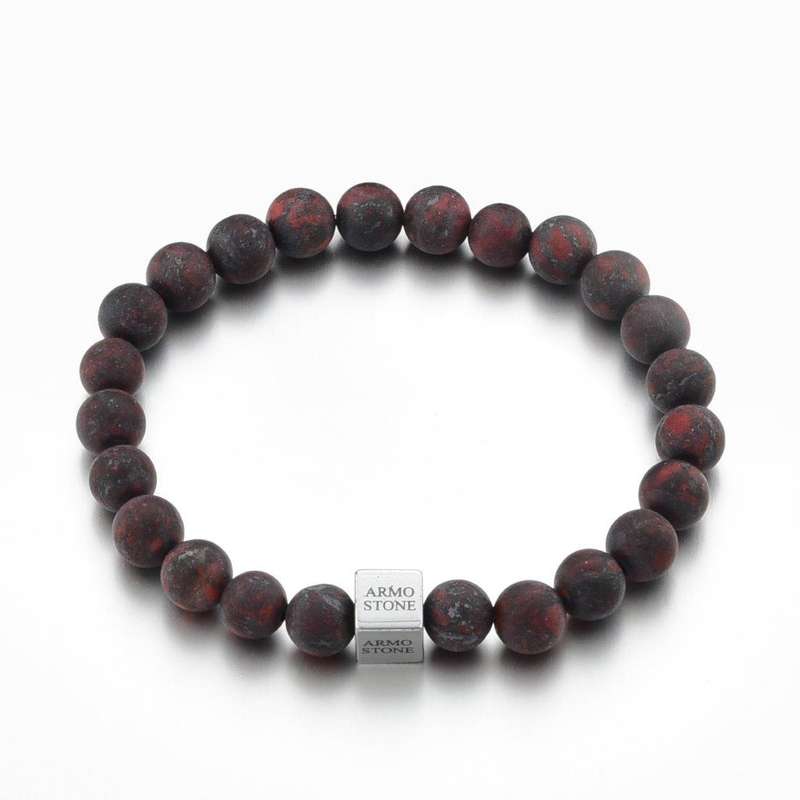Red Matt Jasper Stones Armo-Stone