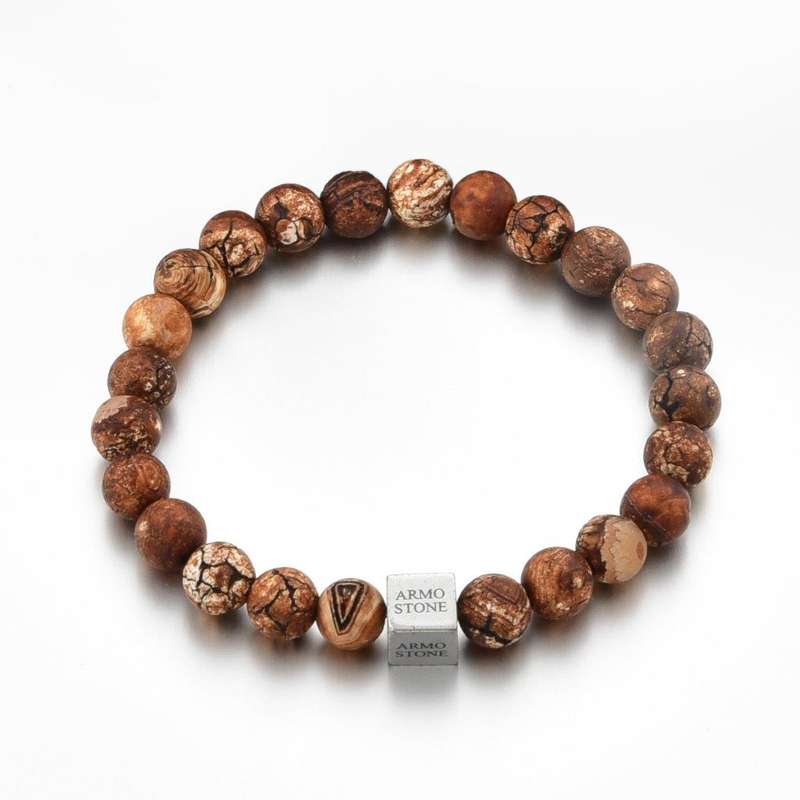 Chocolate Marble Agate stones Armo-Stone