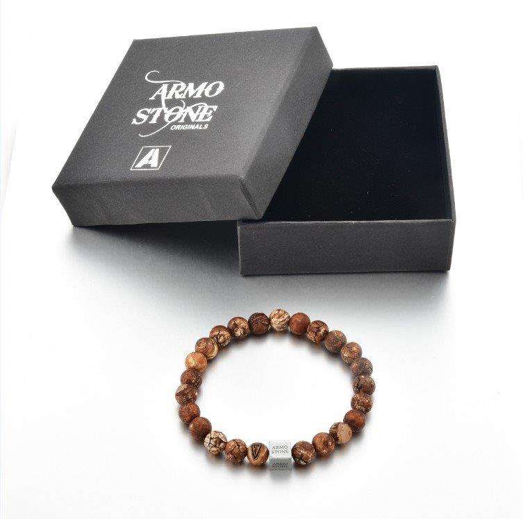 Chocolate Marble Agate stones Armo-Stone