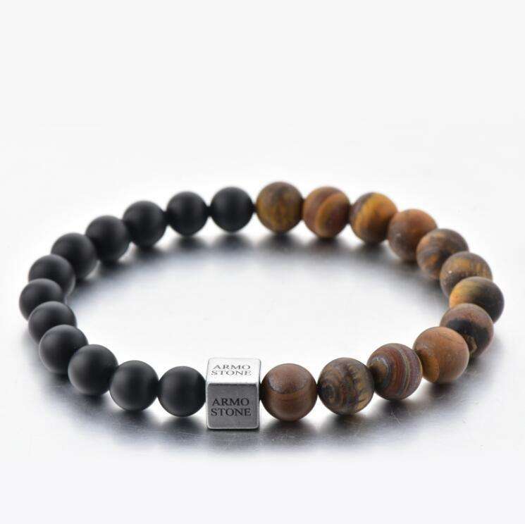 Matt Tigers Eye and Onyx stones Armo-Stone