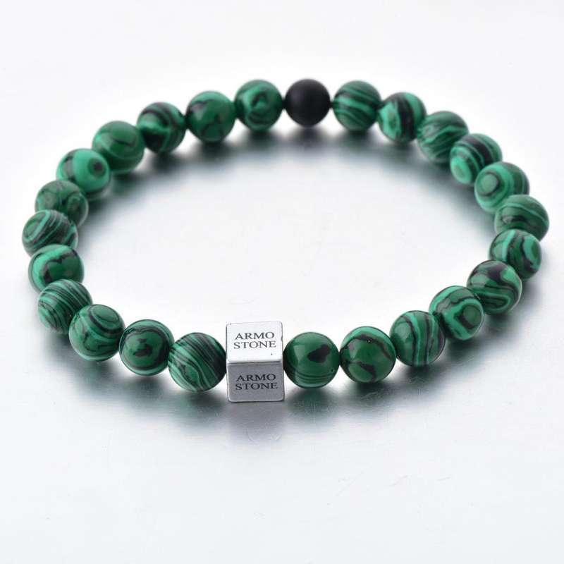 Malachite and 1 Onyx Stones Armo-Stone