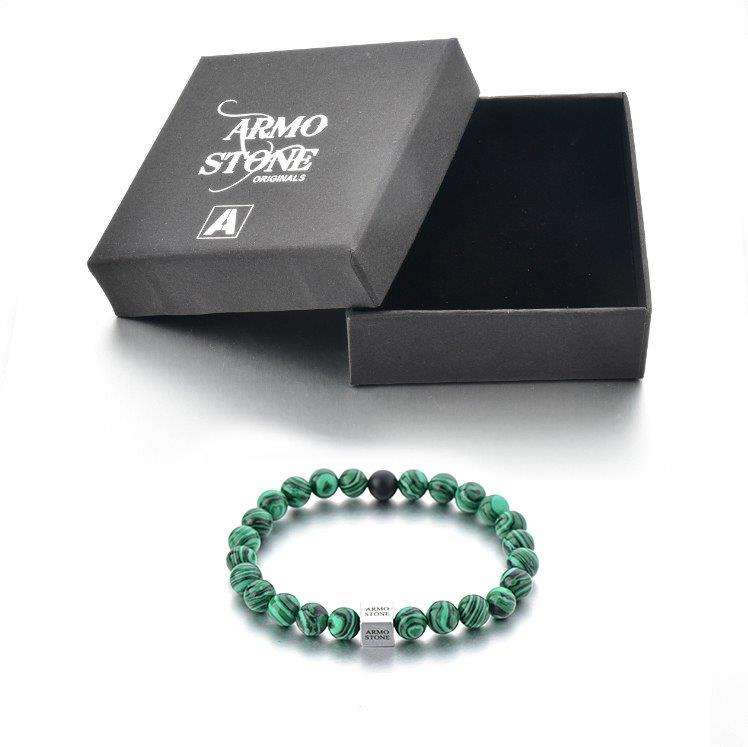 Malachite and 1 Onyx Stones Armo-Stone