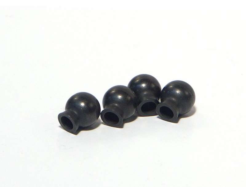 HPI 86059 Ball 6.8x7.3x3mm (BLACK/4pcs)