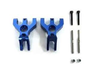 MPO-04 Alum Rear Hub Carrier (Blue)  (Redcat)