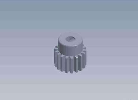 350022-20 Intech 48DP 20T Alum Motor Gear
