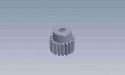 350022-21 Intech 48DP 21T Alum Motor Gear