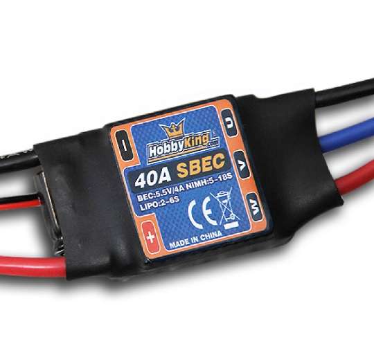 HK 40A (2-6S) ESC W/UBEC 4A