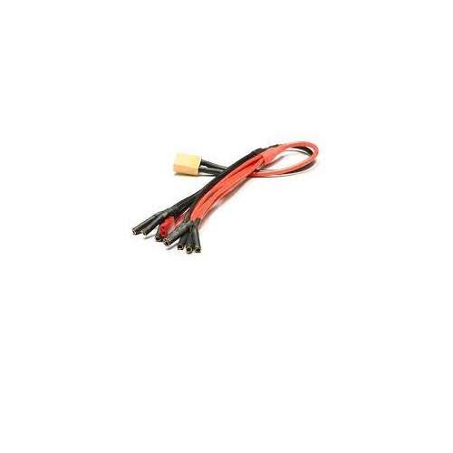 XT30 to 4 X 2mm Bullet w/JST ESC Power Breakout Cable
