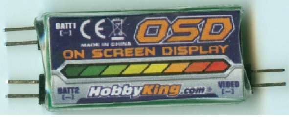 Hobbyking On Screen Display