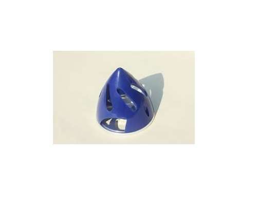 Kuza CNC Alu Backplate Hollowed-out Spinner 2.5" (63mm)-Blue