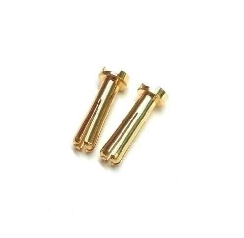 Team Powers 4mm Bullet Connector T-Type Gold Male