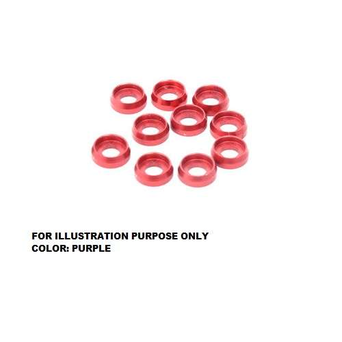 Aluminium Frame Washer for M2 Screw (10) - Purple