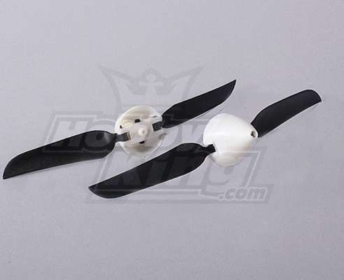Folding Propeller W/Hub 18mm/2mm Shaft 5.5x3.3 (2pcs)