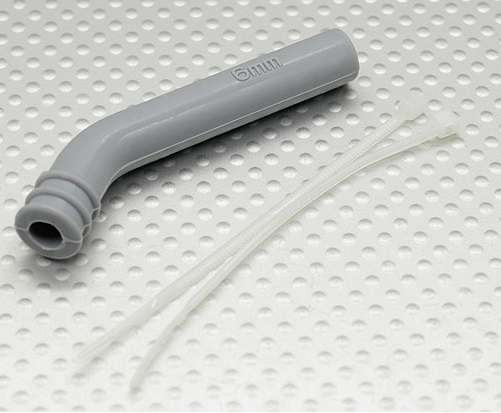 Silicone Exhaust Deflector 68mm - 6mm ID