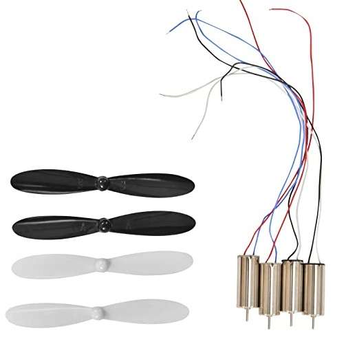 4 x Brushed Motors 8.5x20 & 4 Propellers