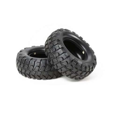 54598 Tamiya Rock Block Tires (Soft/2pc) (CC-01)
