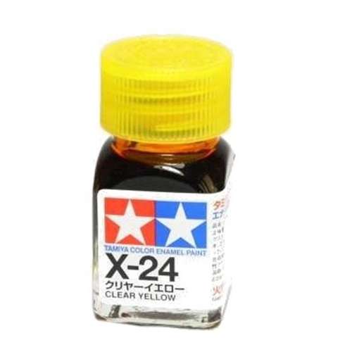 X-24 Tamiya Clear Yellow Enamel Paint (10ml)