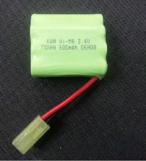 Ni-MH  600mah 8.4V (7xAAA)