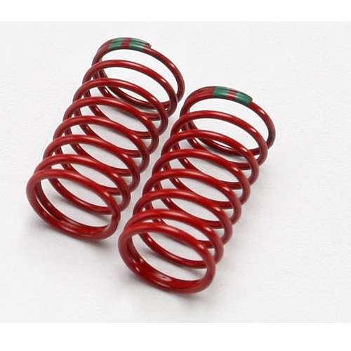 Traxxas Spring, shock (GTR) (0.88 rate, double green) (1 pair) (1/16 Slash)