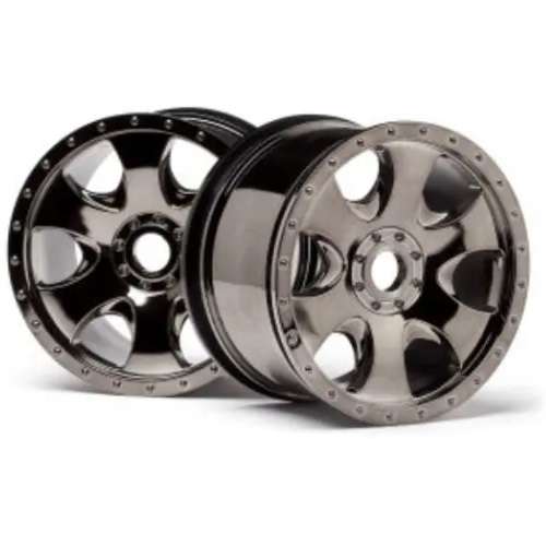 3192 HPI Warlock Wheel Chrome (83x56mm/2pcs)