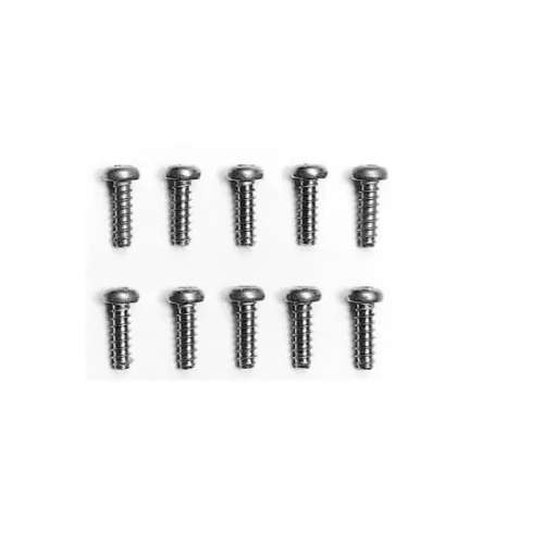 9804392 Tamiya 3x10mm Tapping Screw (Black) (10)