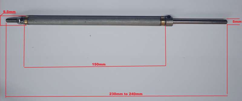 Boat 5mm Shaft with Stainless Steel Housing