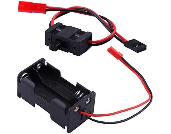 Battery Holder with Switch - 4 x AA Batteries