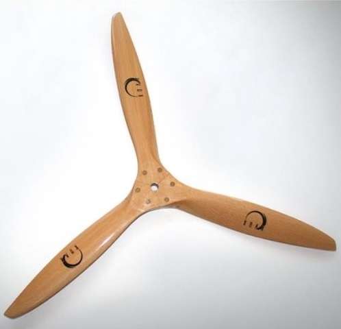JXF 17X10B 3Blade Wood Propeller