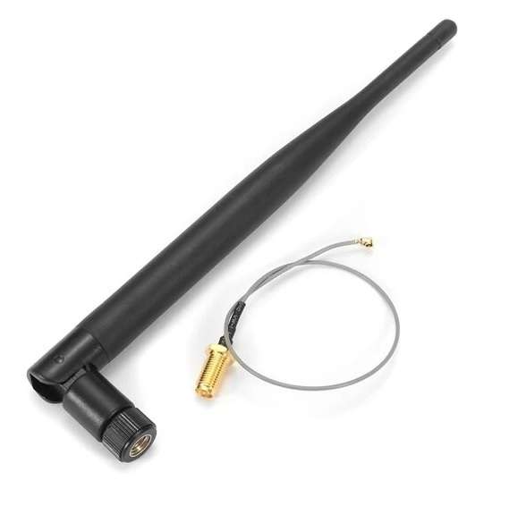2.4GHz 6dBi 50ohm Dipole Antenna SMA To IPEX  195mm