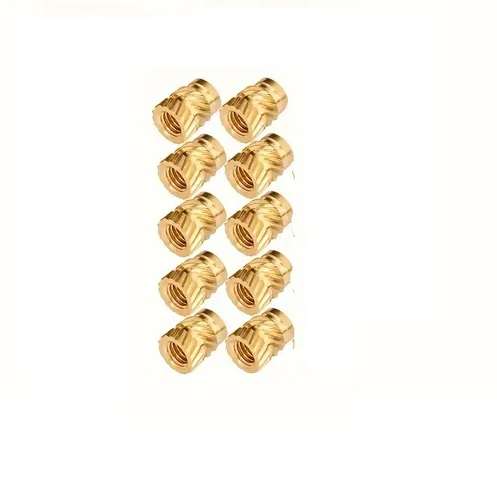 M3 Knurled Brass Threaded Heat Set Inserts (20)