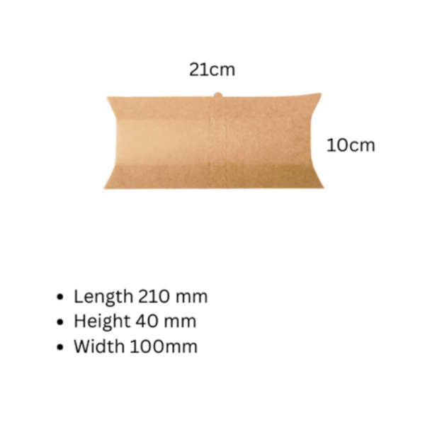 Kraft Wrap Box - 21cm x 10cm - 25 Pack