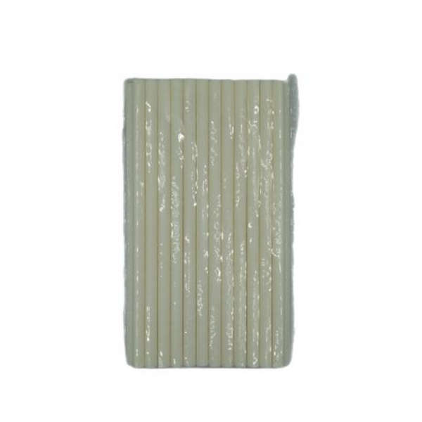 8mm Thick - L x 20,5 Paper Straws - Pack of 150