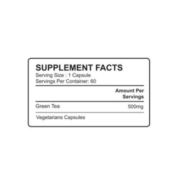 Healthy Life Green Tea Capsules - 60's x 2 Pack