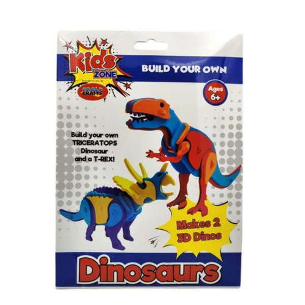 Build Your Own 3D Dinosaur Pack of Two In One