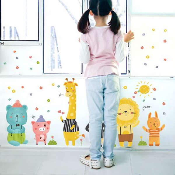 Cartoon Jungle Animals Decor/ Wall Art- SK9320