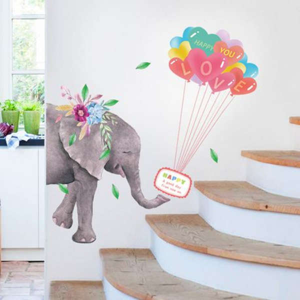 Encouraging Elephant Decor - Wall Art - SK9354