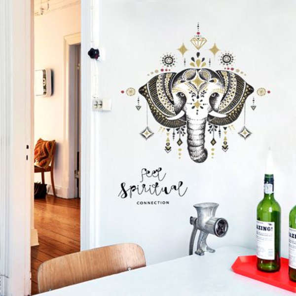 Eclectic Elephant Decor - Wall Art - SK7168