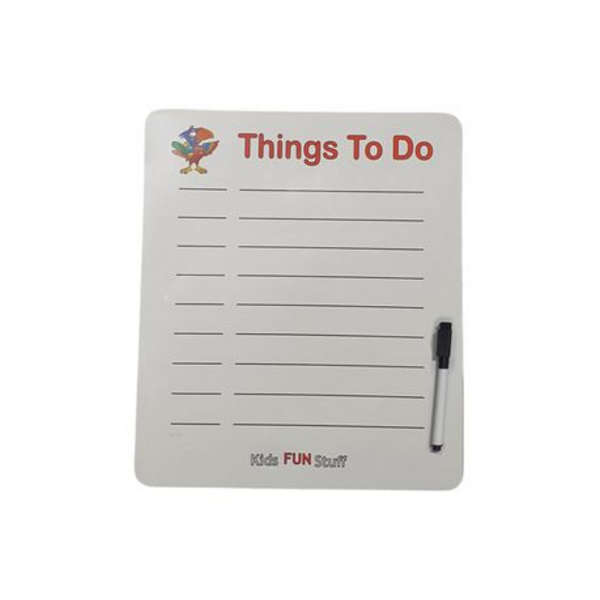 Large Magnetic Erase and Write To-Do List Board- 35cm x 30cm