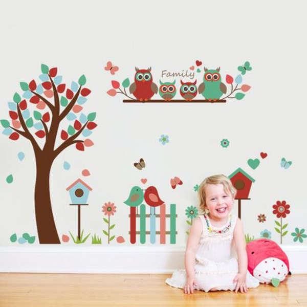 Adorable Nature Owl Family Decor/ Wall Art - 9162
