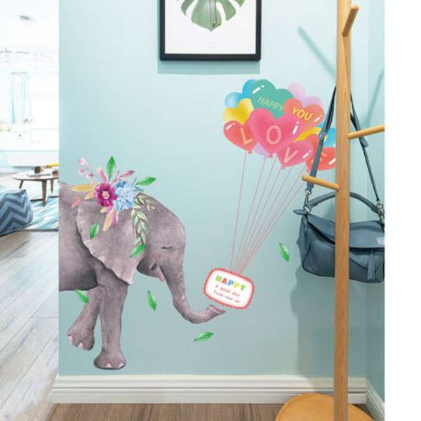 Encouraging Elephant Decor - Wall Art - SK9354