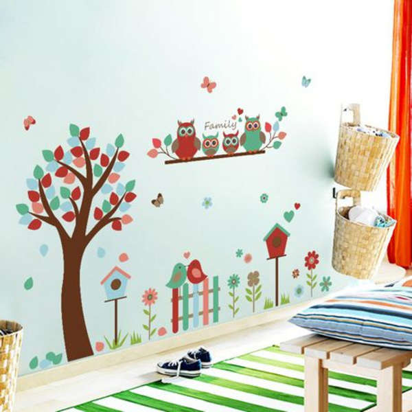 Adorable Nature Owl Family Decor/ Wall Art - 9162