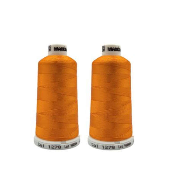 Madeira -Embroidery Cotton-Orange- Code- 1278( 2 Pack)