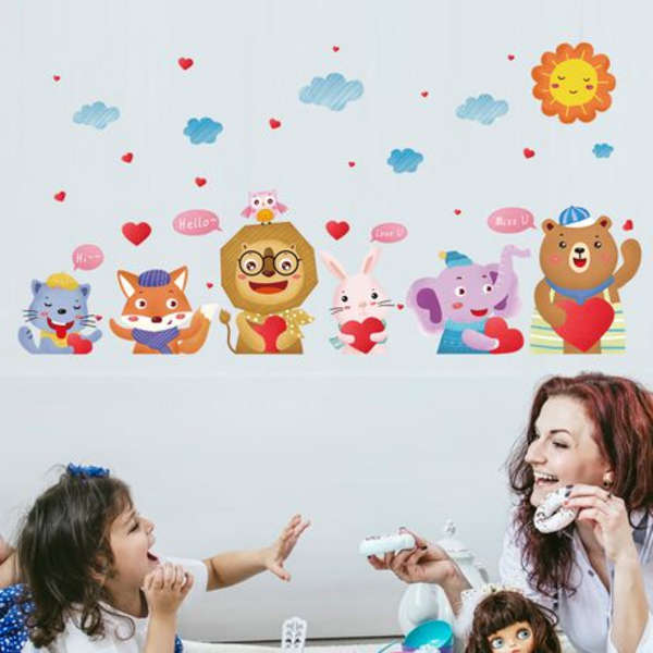 Colourful Animal Rainbow Decor/ Wall Art- SK9322