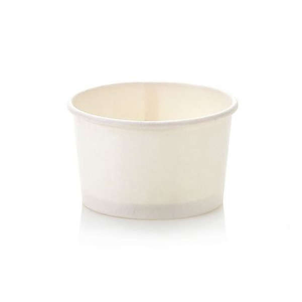 White Ice Cream Tub 250ml - Pack Of 50