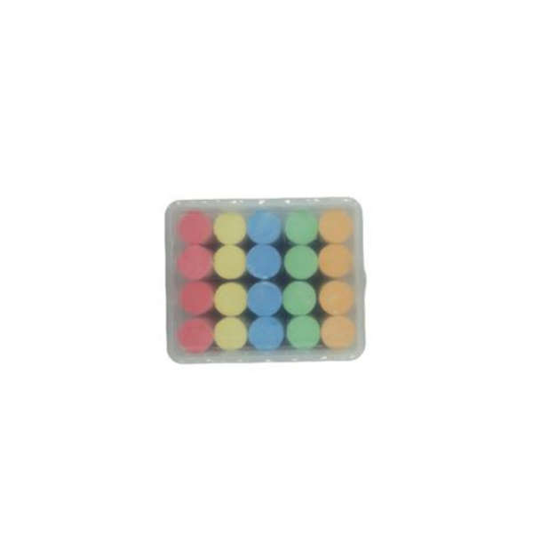 20 Jumbo Colourful Pavement Chalk