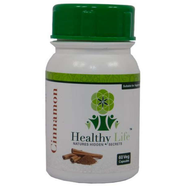 Healthy Life Cinnamon Capsules - 60's x 2 Pack