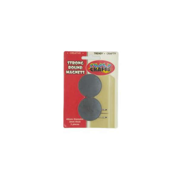 Strong Round Magnets- 2 Pieces