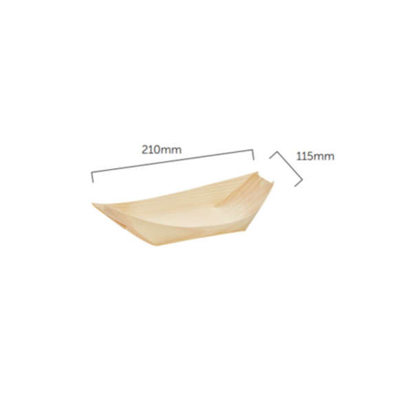 Wooden Boat 8 - Large Pack of 50